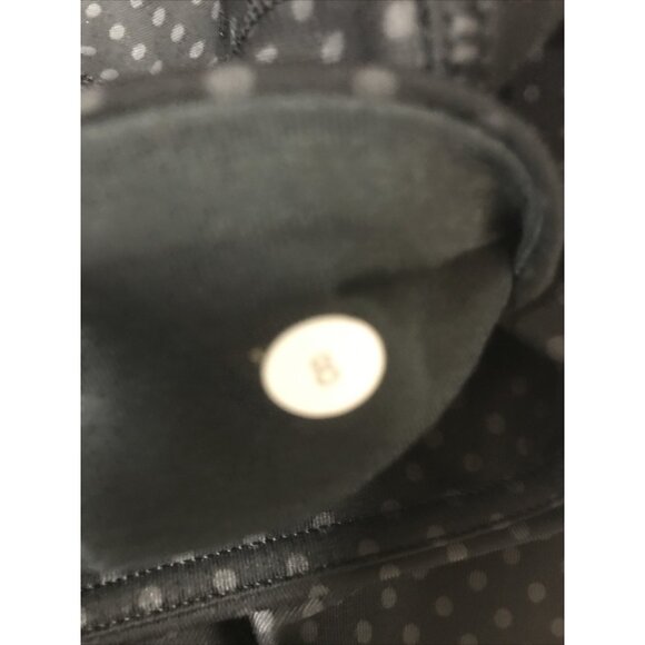 NWOT LULULEMON Wunder Under Crop Pant black gray Biggie Dot Luxtreme size 8 - Picture 5 of 5